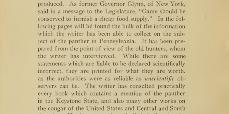 Preface Extinct Pennsylvania Animals, page 6