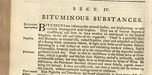 Page 230 on Bituminous Substances from The chemical works of Caspar Neumann